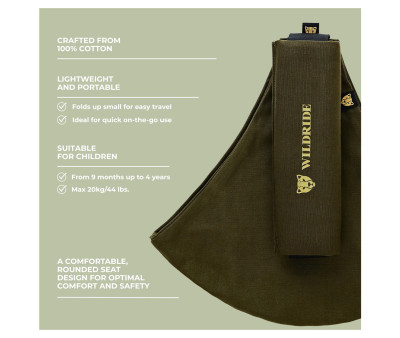 Porta-bebes Wildride Army Green