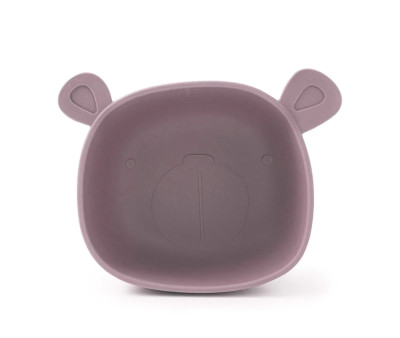 Ciotola Silicone Lili Plum con Ventosa