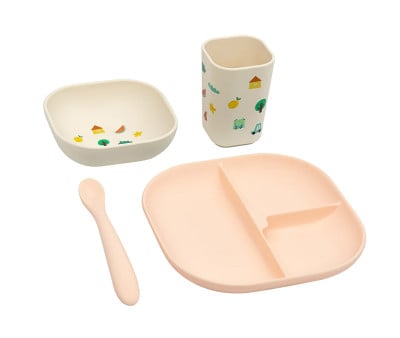 Set de Vajilla Tiny Bits Tangerine