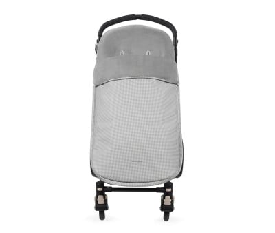 Saco Carrinho Passeio de inverno Little Bloom Vichy Grey 