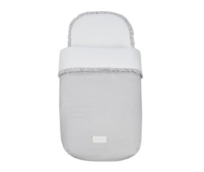 BSaco Ovo cinza Little Bloom Vichy