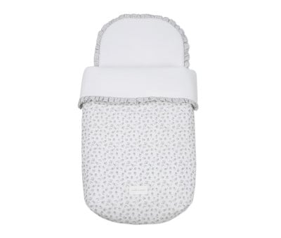 Saco OVO Little Bloom Grey Flower