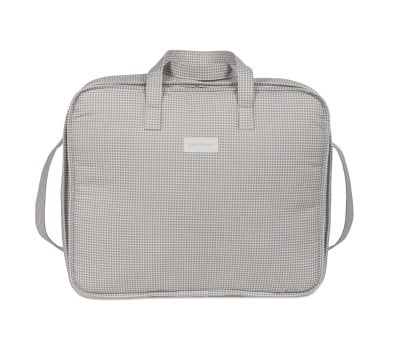 Valigia Little Bloom Vichy Grey
