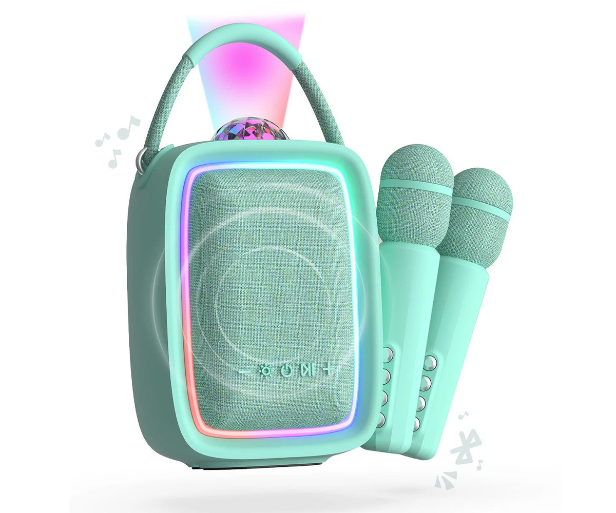 Altoparlante Karaoke Singy Party Blue con Luci LED