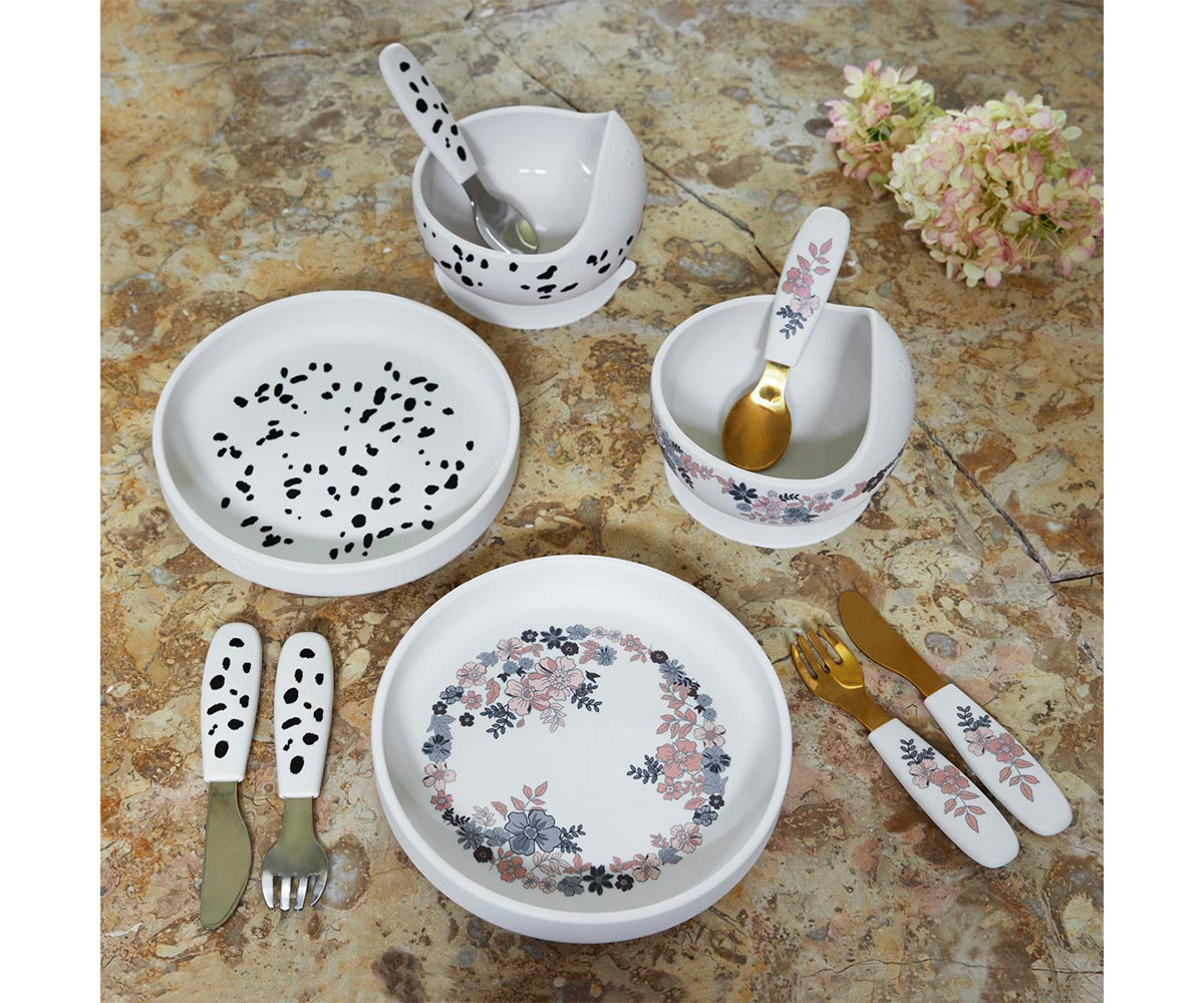 Set Pappa Silicone Blue Garden