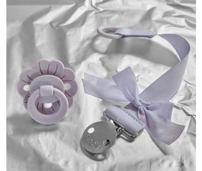 Succhietto Silicone Binky Bloom Lavender Love +3mesi