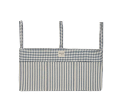 Organizer Letto Praliné Vichy-Stripes Matcha