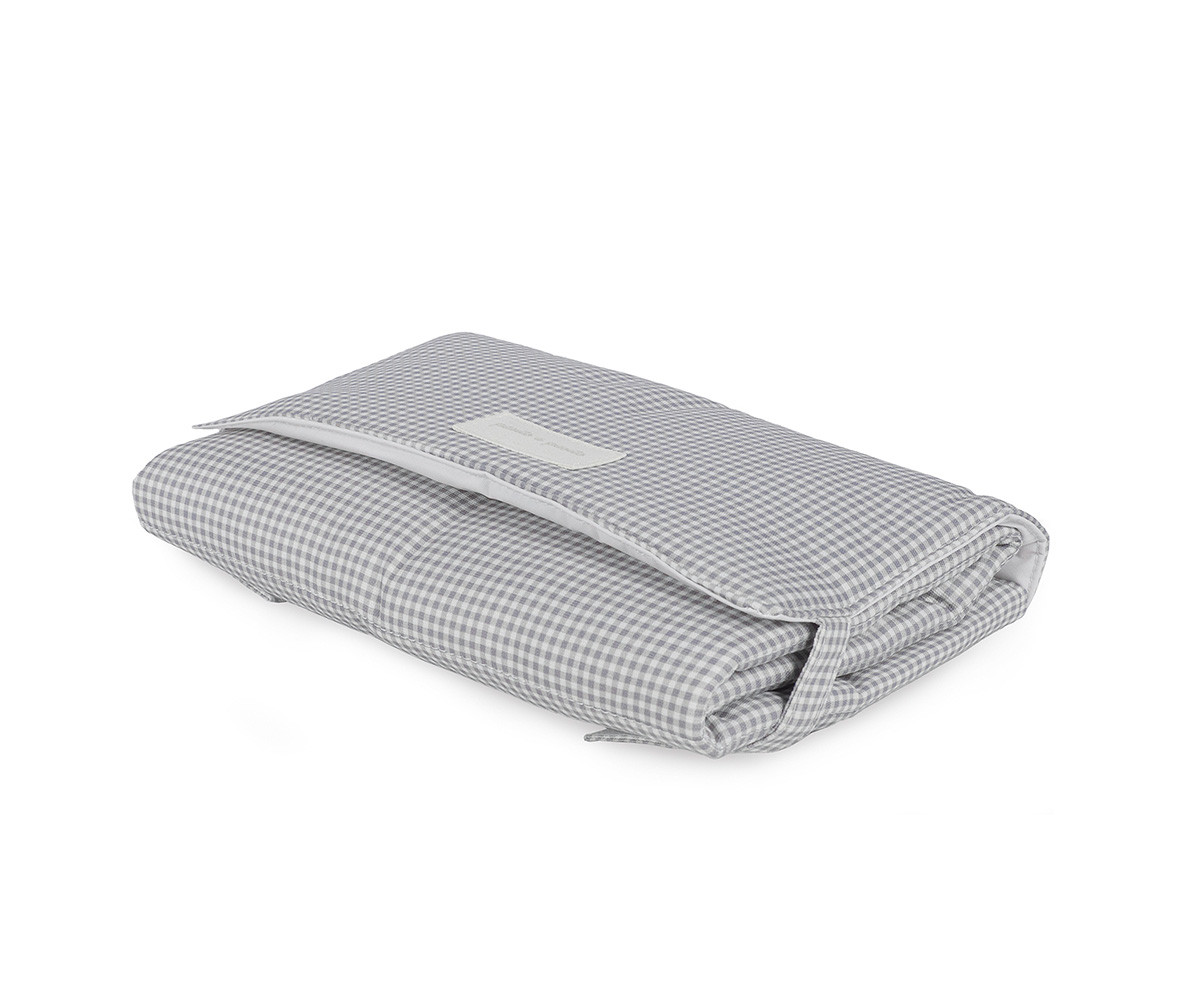 Cambiador Little Bloom Vichy Gris