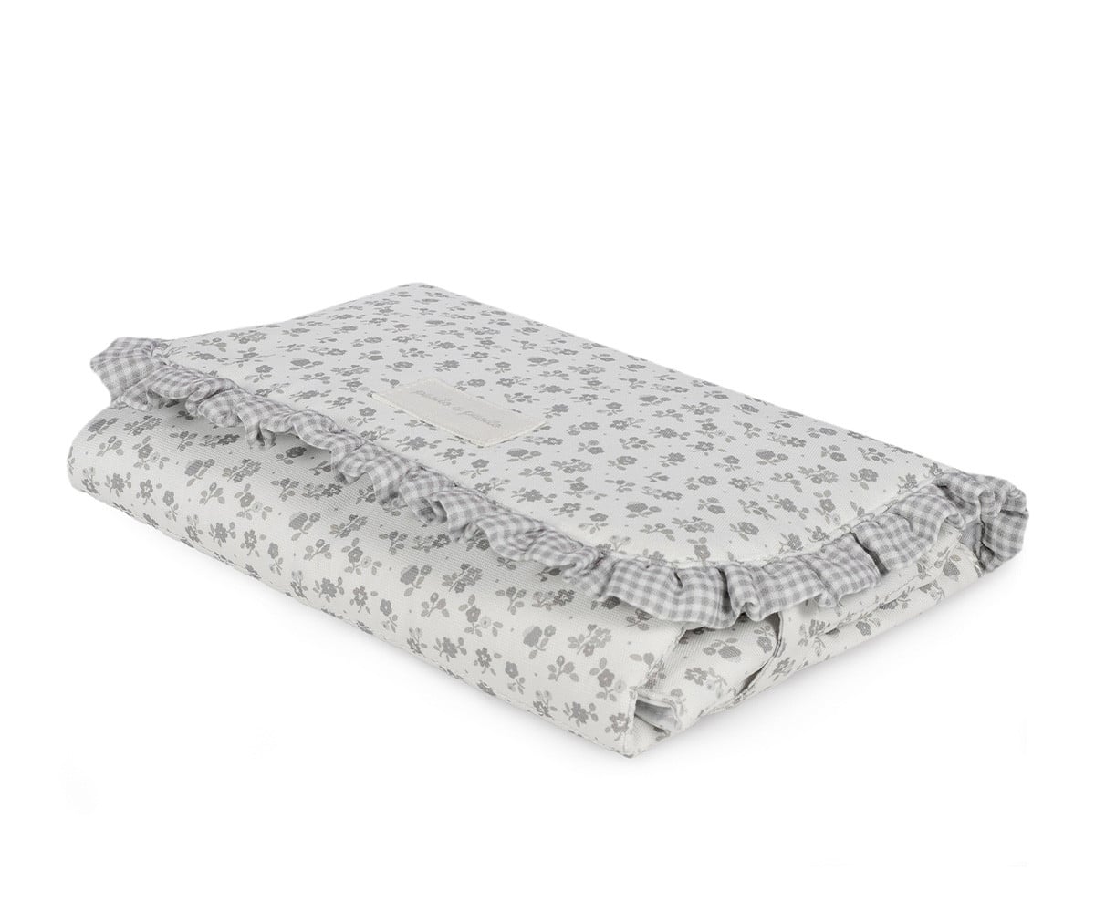 Cambiador Little Bloom Flor Gris