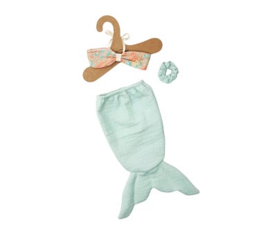 Les P'tits Déguiz Conjunto Sirena Aquarius Turquesa Aqua Aquarius