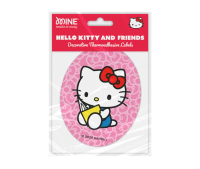 Selo Térmico Infantil para roupa Hello kitty and Friends Lazos 