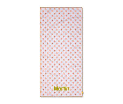 Customizable Floral Love Microfiber Towel