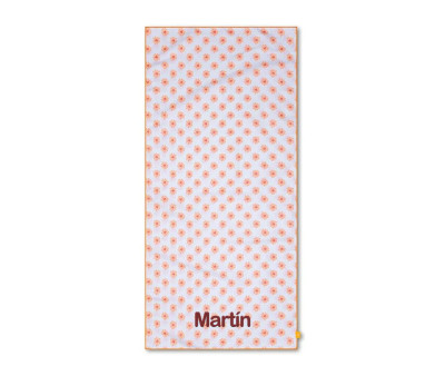 Customizable Floral Love Microfiber Towel