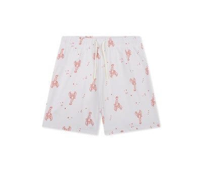 Short de Bain Little Lobster Beige/Red