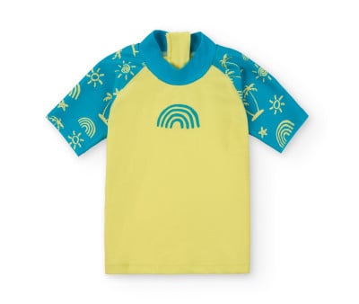 Maglia MC Protezione Solare Neon Palms