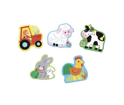 5 Puzzles Evolutivos La Granja