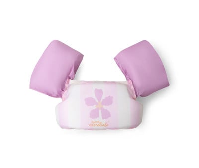 Gilet con Braccioli Pink Flower 2-6 anni
