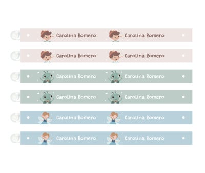 6 Appendi Biancheria The Wooden Boy Personalizzati