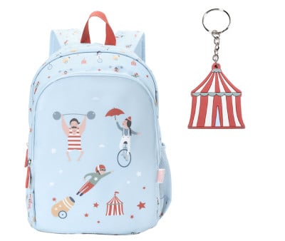 Mochila Mediana Circus Show + Llavero Personalizable