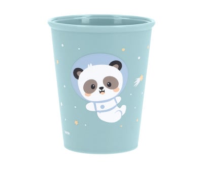 Bicchiere Personalizzabile Tutete Pandas in Space a Colori