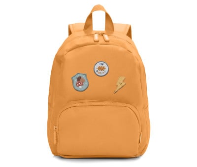 Zaino Solid Color Mustard+6 Toppe Autoadesive Nature