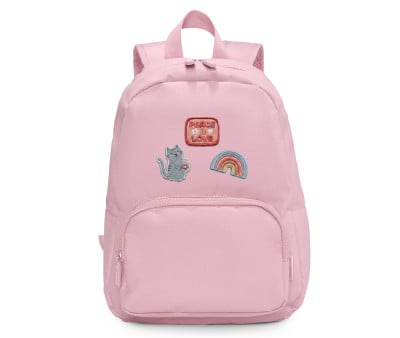Zaino Solid Color Pink+6 Toppe Autoadesive Fantasy