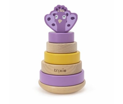 Torre Impilabile Mrs. Peacock Trixie Wood Personalizzabile