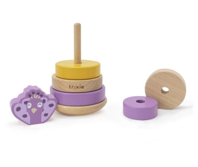 Torre Impilabile Mrs. Peacock Trixie Wood Personalizzabile