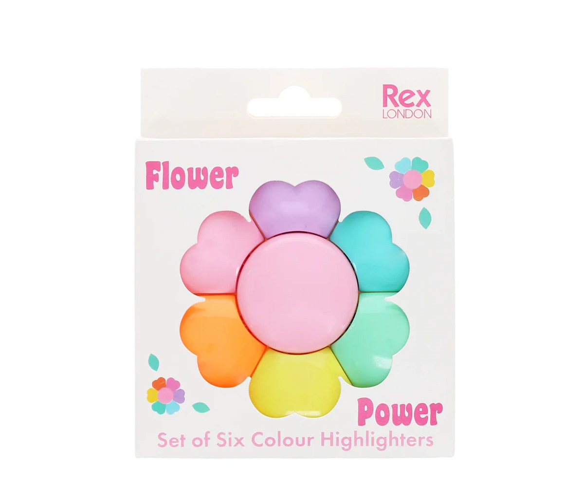 Set di Evidenziatori Flower Power