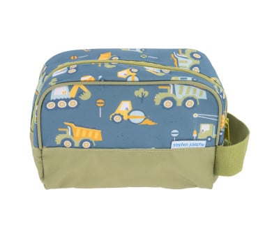 Beauty Case Infantile Personalizzabile Blue Construction
