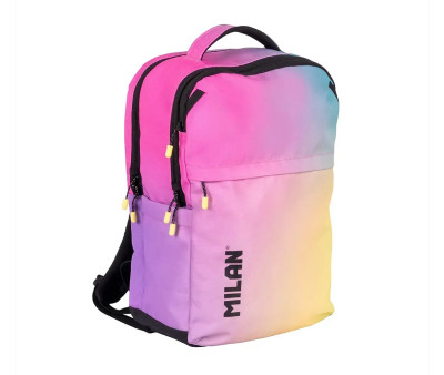 Mochila Escolar Sunset Negro Personalizable