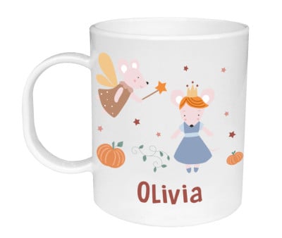 Chávena plástica personalizada  Mouse Fairies