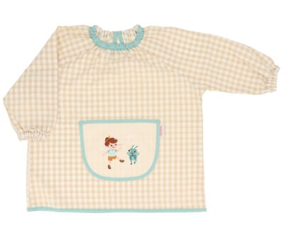 Bata Lola com bolso central Vichy The Wooden Boy personalizável