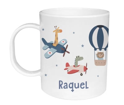 Chávena plástica personalizada Planes