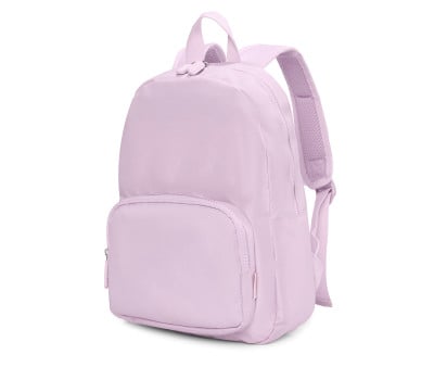 Zaino Solid Color Lavender Personalizzabile Ricamo