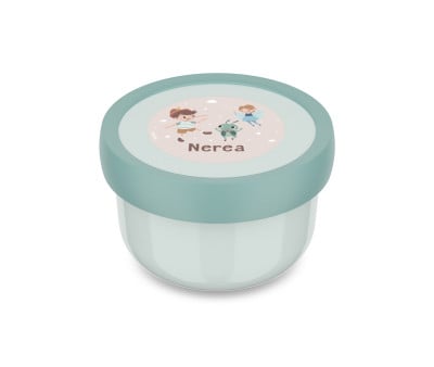 Box Frutta Tondo Campus Cool Mint + Etichetta The Wooden Boy Personalizzata