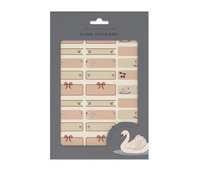 Etiquetas para Nombre 60 pcs Swan