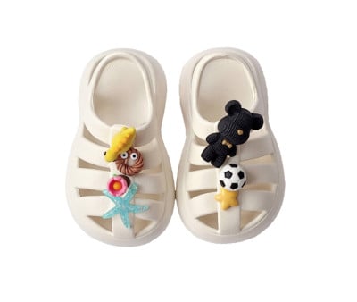 Sandali Leggeri White con Pin Intercambiabili