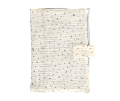 Portadocumenti Blue Flowers Personalizzabile