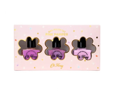 3 esmaltes Oh Flossy Pamper Pink 