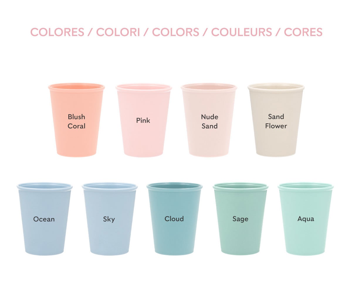 Bicchiere Personalizzabile Fiori (+colori)