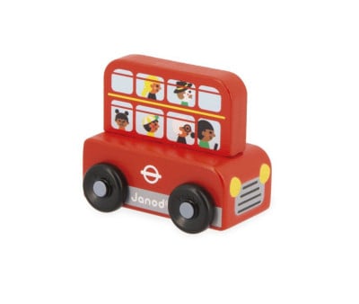 Set de Vehículos UK Cross Road  Bus