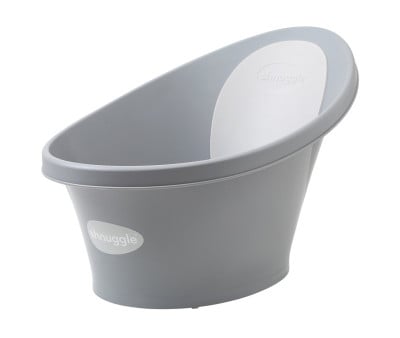 Bañera Shnuggle Gris Respaldo Blanco