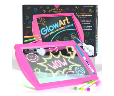 Pizarra de Dibujo Luminosa Glow Art Rosa