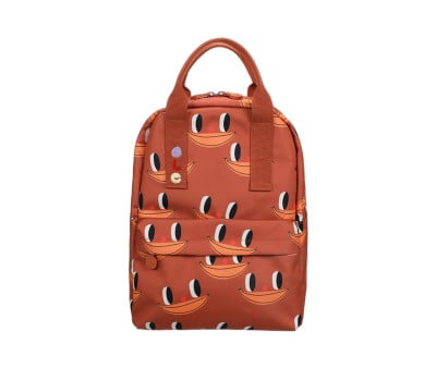 Mochila Escolar Ole Média Personalizável Charlotte Janvier Banana 