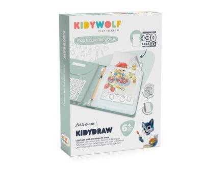 Tavoletta da Disegno Illuminata K-DRAW-PAD Food Around the World