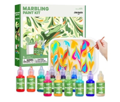 Kit de Pintura Marmoleada 12 Colores