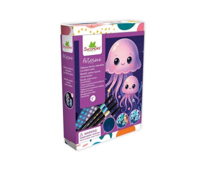 Kit Creativo Artissimo Magic Ocean con Pennarelli Metallizzati