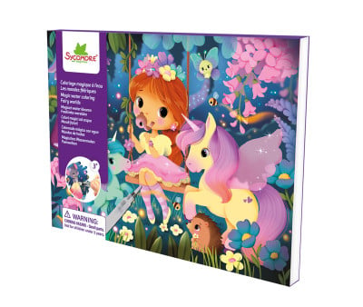 Kit Creativo Pockets Coloreado Mágico con Agua Mundos Fantásticos