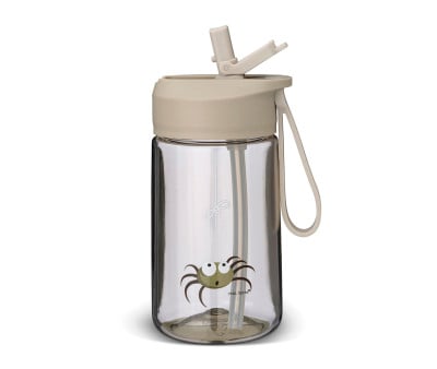 Borraccia Plastica Hydraflip 400ml Greige Spider